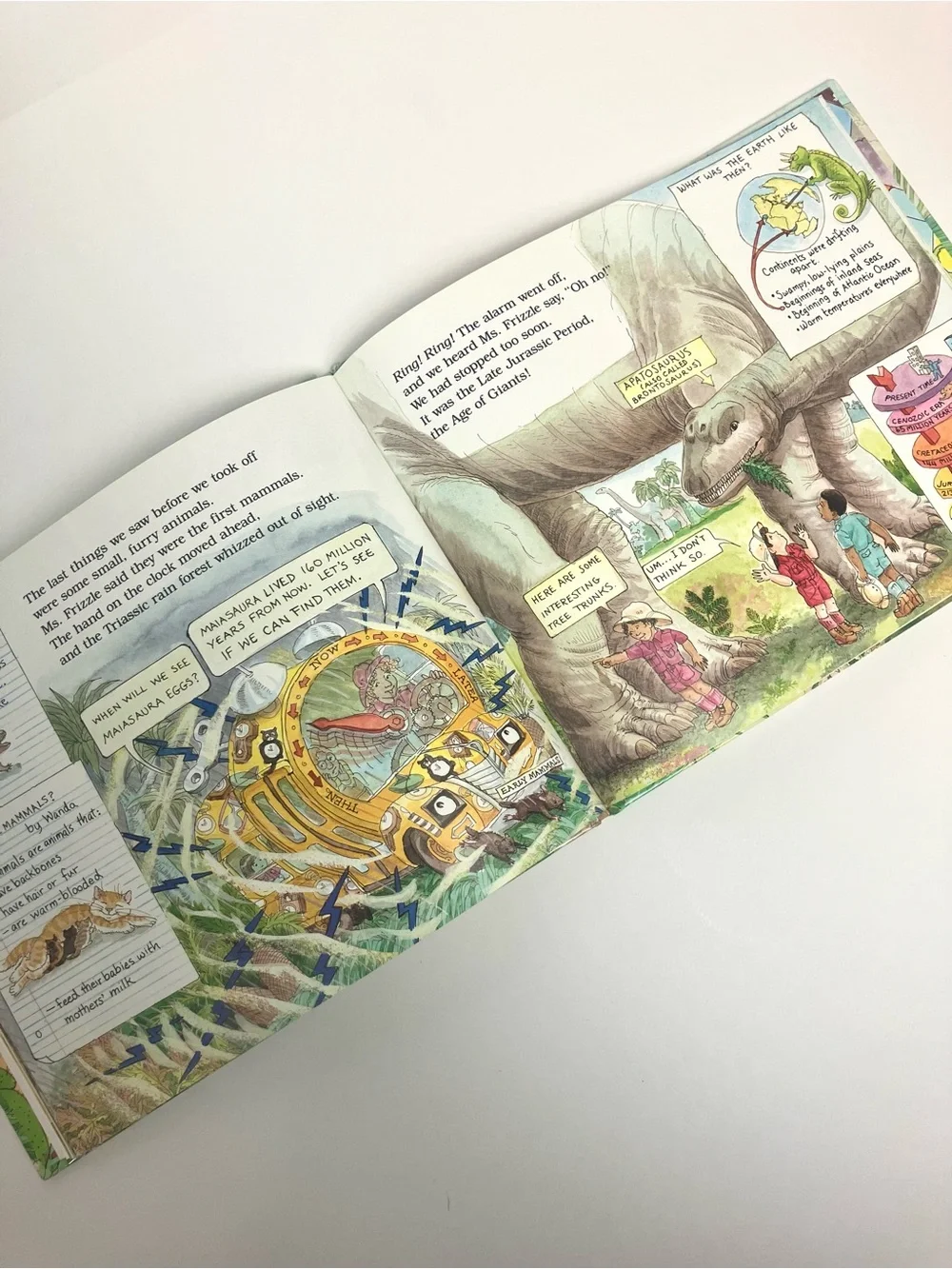 Vintage Magic School Bus Book 1st Edition 1st Printing 1994 Time Dinosaurs - Picture 9 of 13
